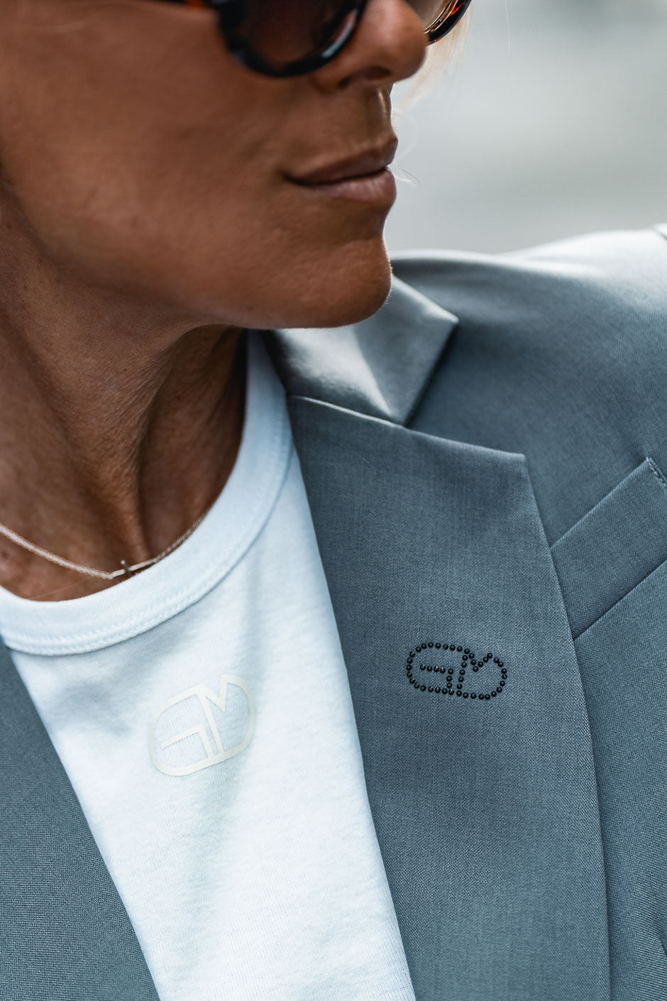 Blazer Grungemama Glam gris