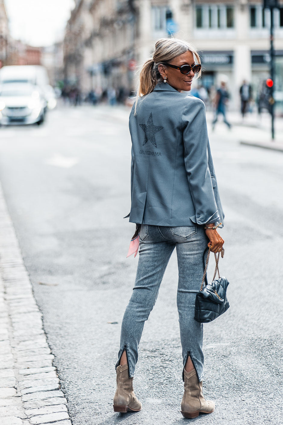 Blazer Grungemama Glam gris