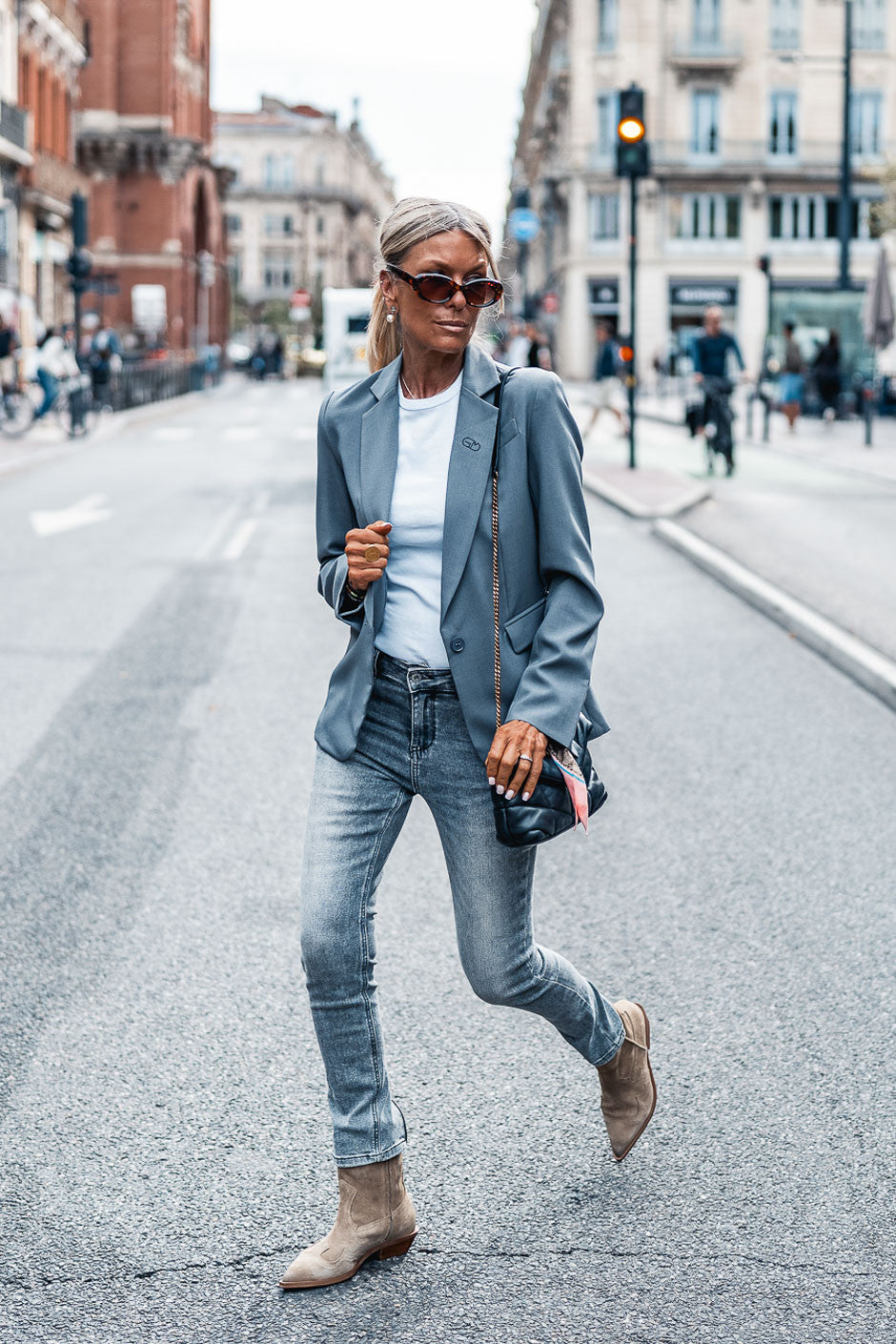 Blazer Grungemama Glam gris