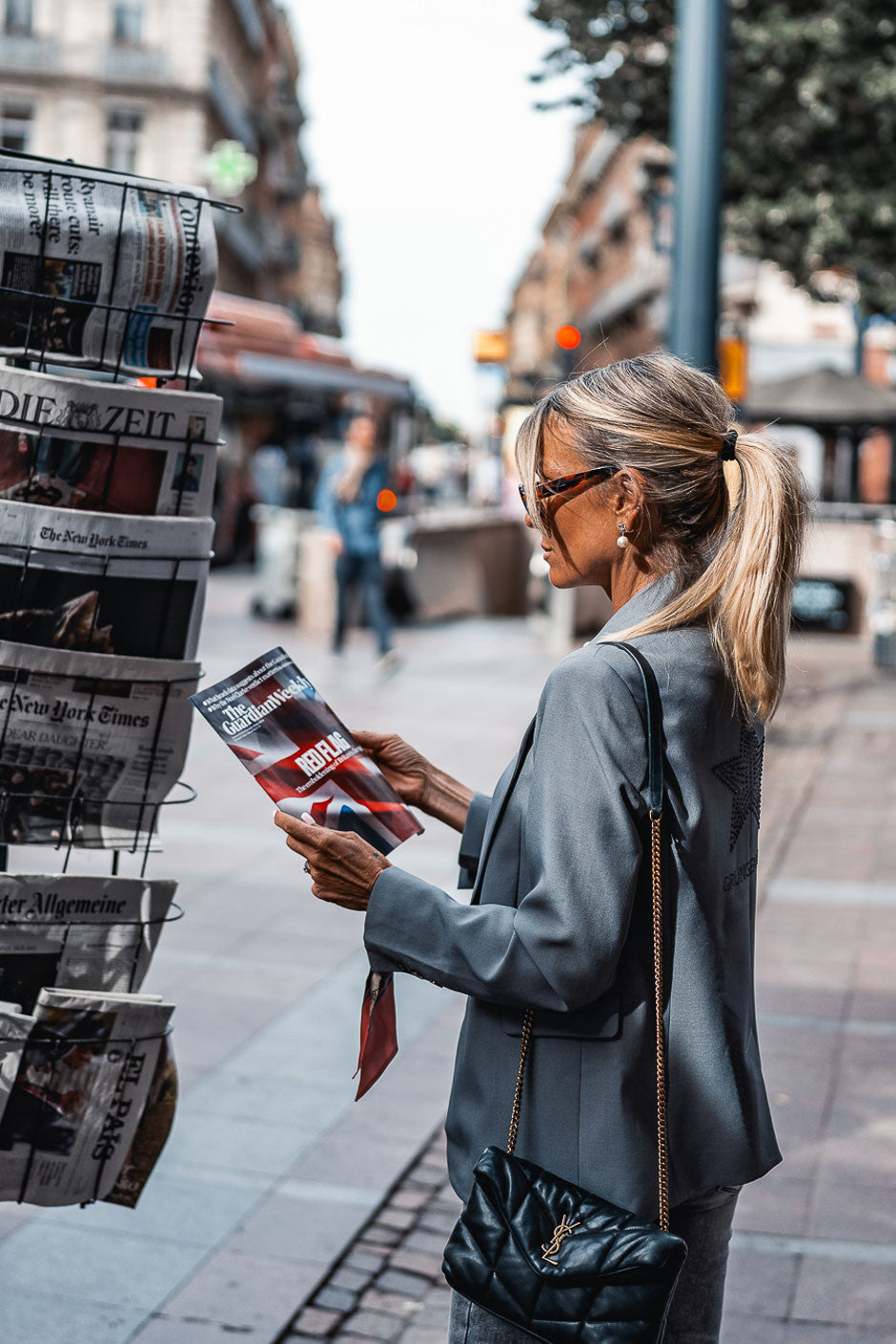 Blazer Grungemama Glam gris