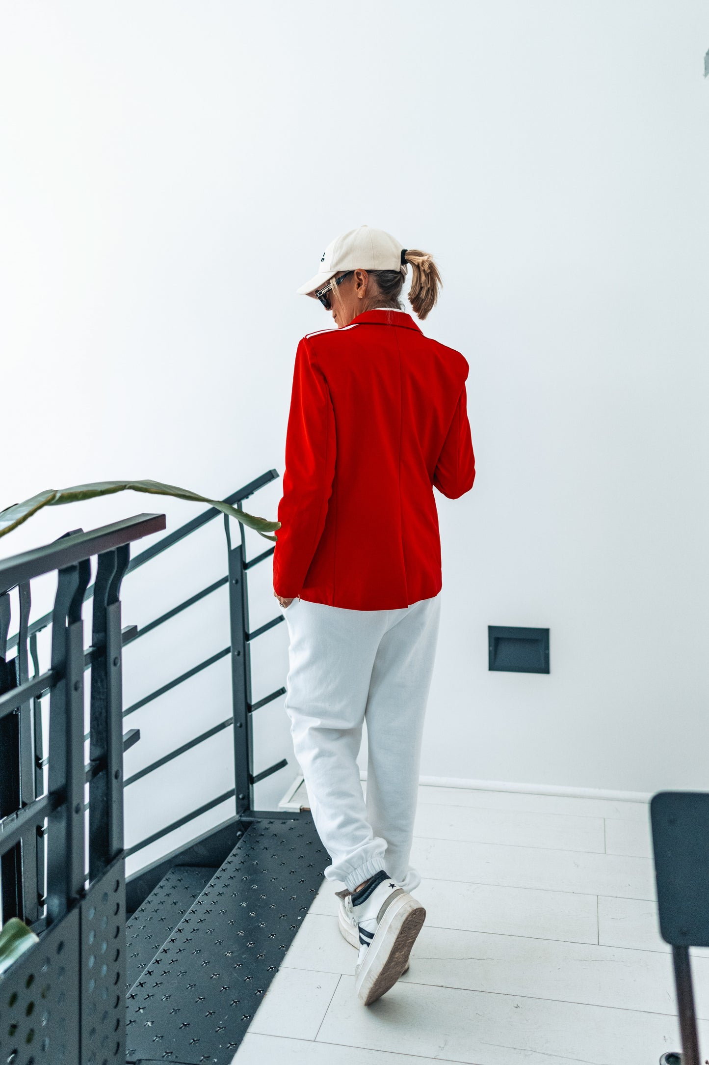 Blazer Grungemama Manna rouge