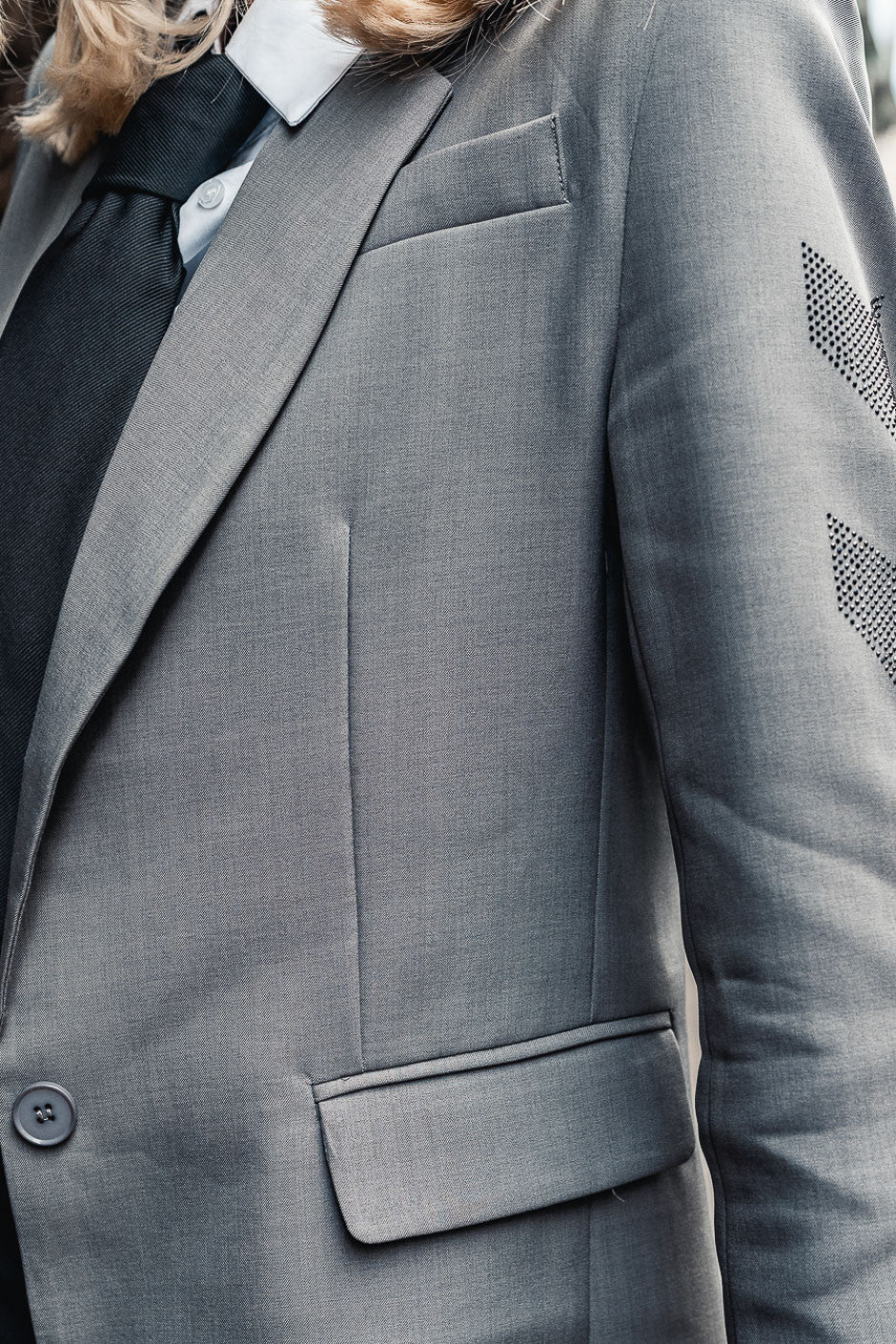 Blazer Grungemama New Glam gris