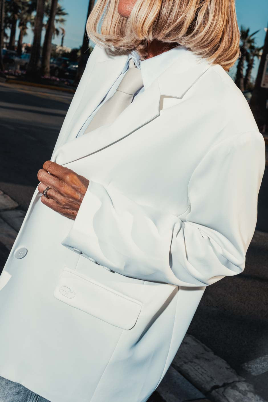 Blazer Grungemama Romy blanc