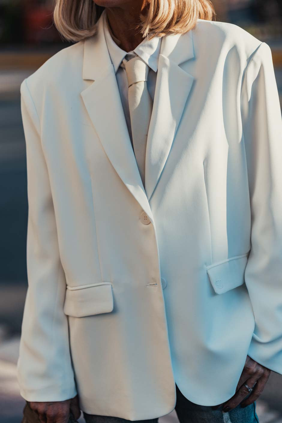 Blazer Grungemama Romy blanc