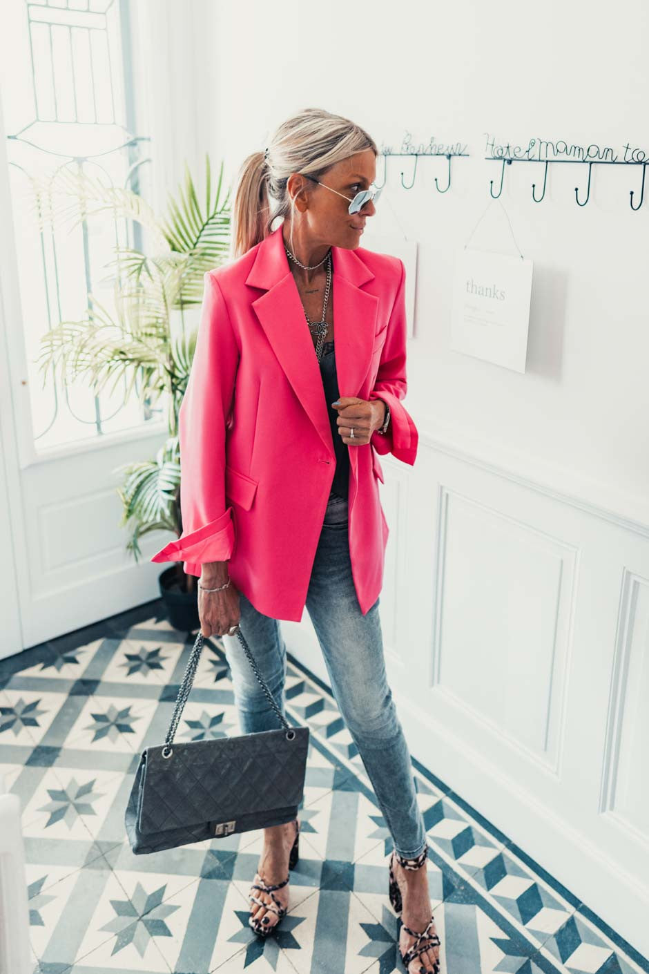 Blazer Grungemama Roxy fuchsia