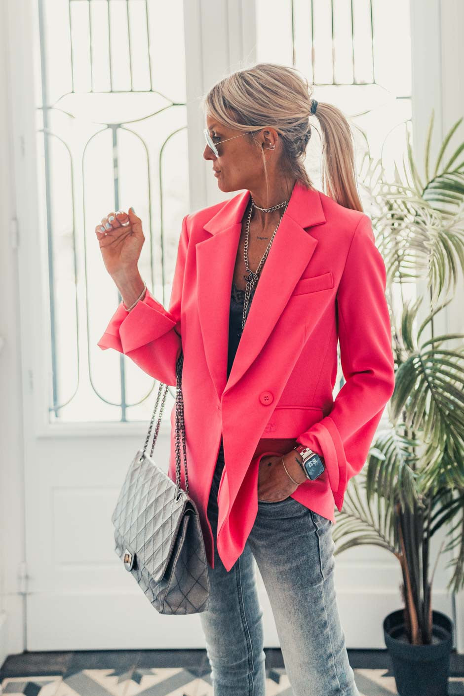 Blazer Grungemama Roxy fuchsia
