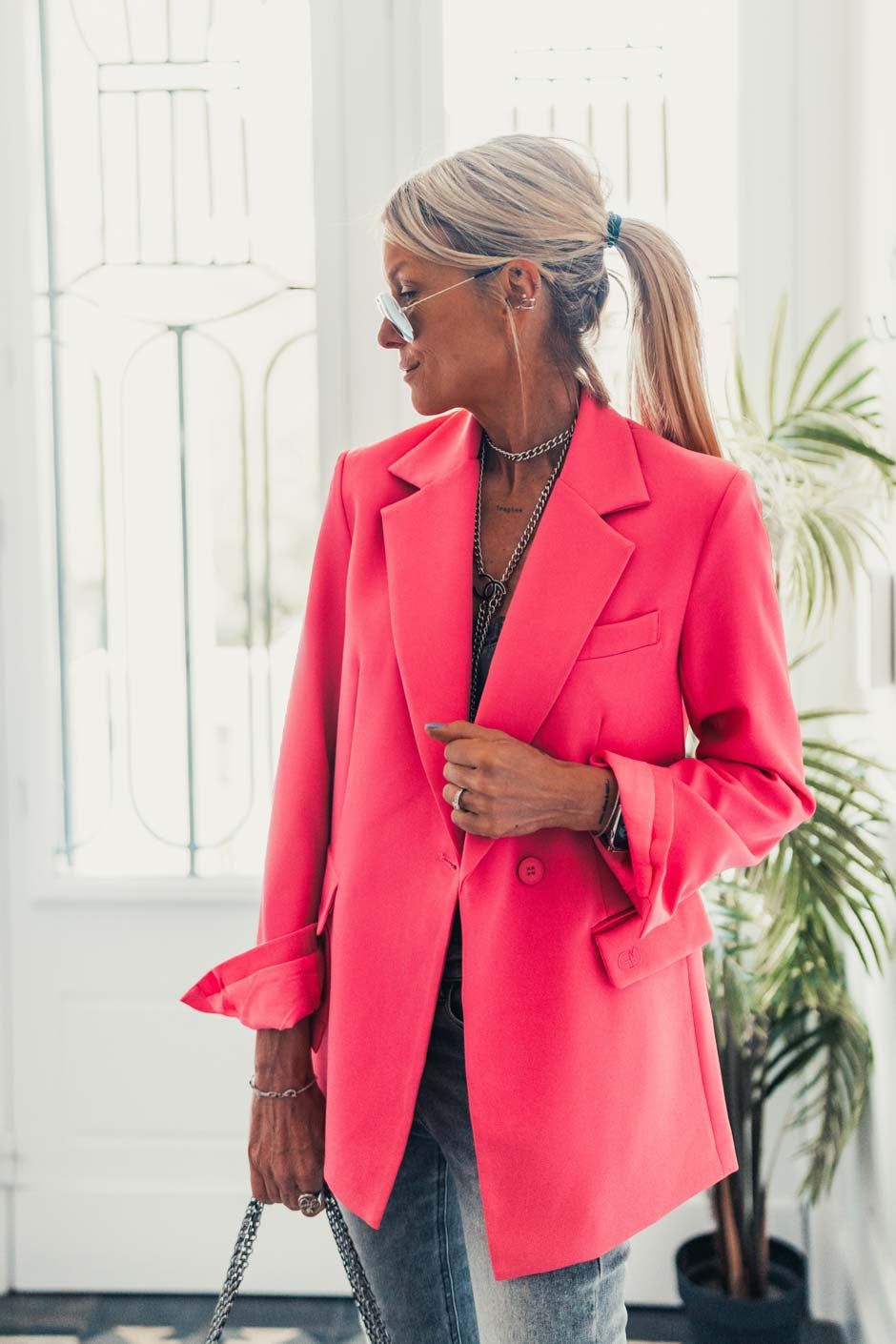 Blazer Grungemama Roxy fuchsia
