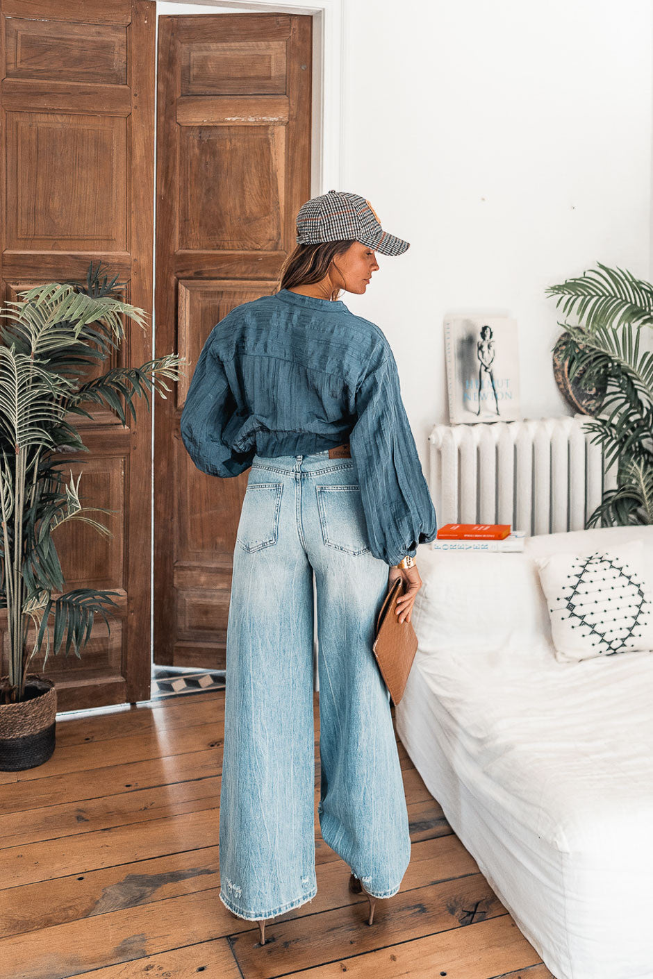 Blouse Banditas Buckie bleu