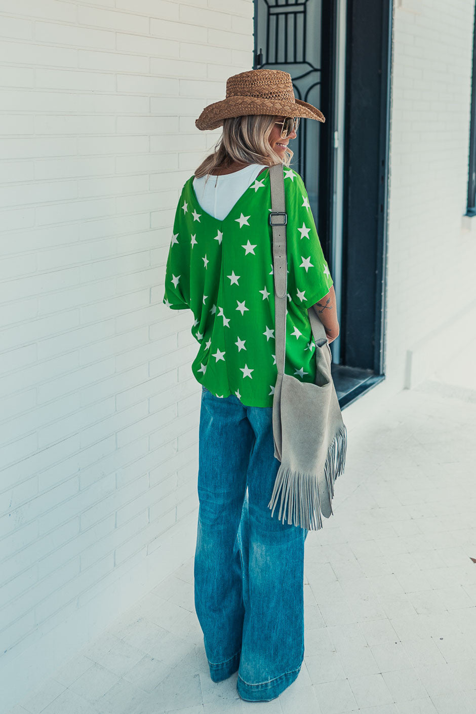 Blouse Banditas Chandler vert