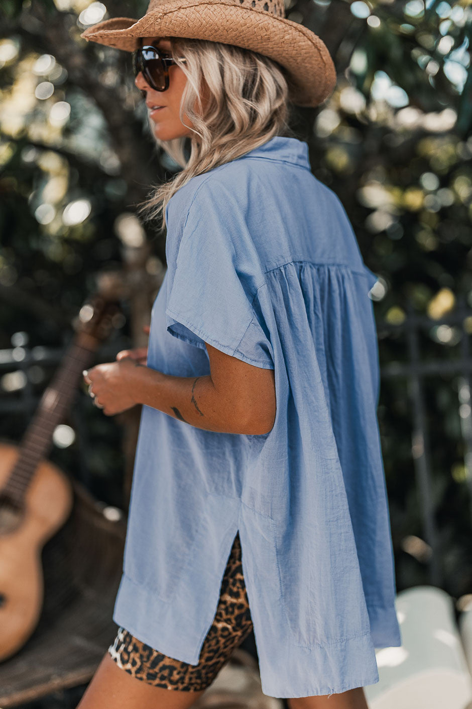 Blouse Banditas Izia bleu