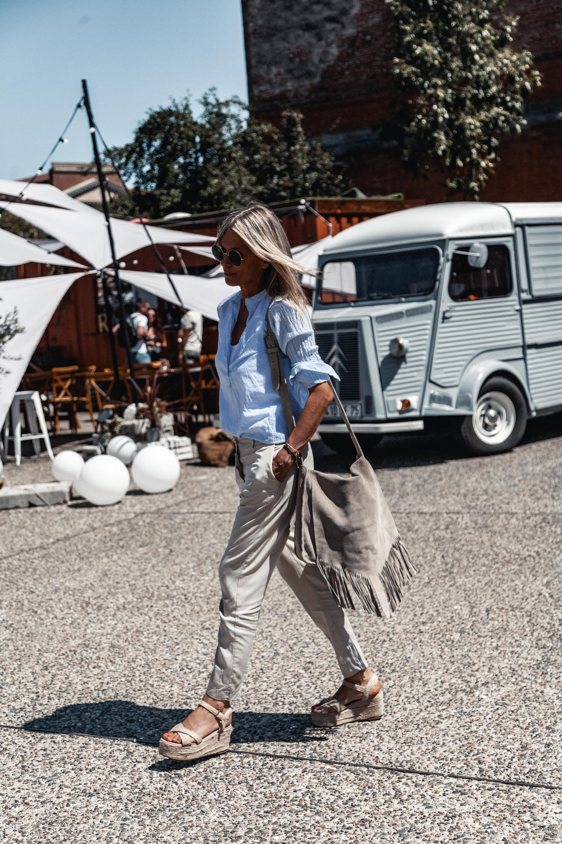 BLOUSE GM KOVAN BLEU