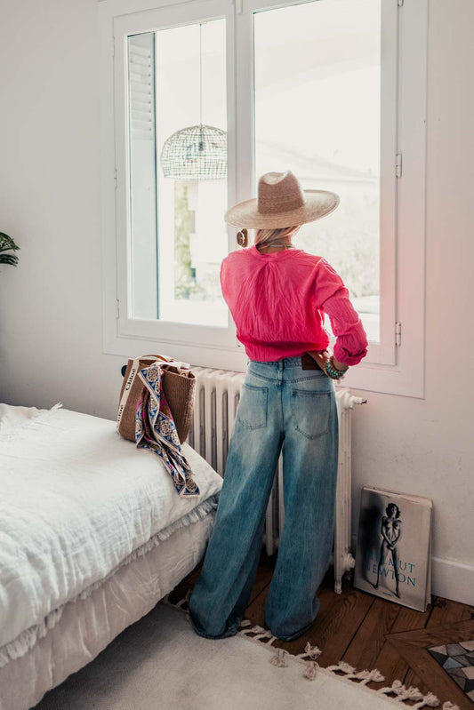 Blouse Banditas Kovan fuschia