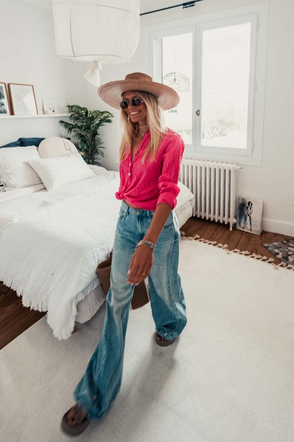 Blouse Banditas Kovan fuschia