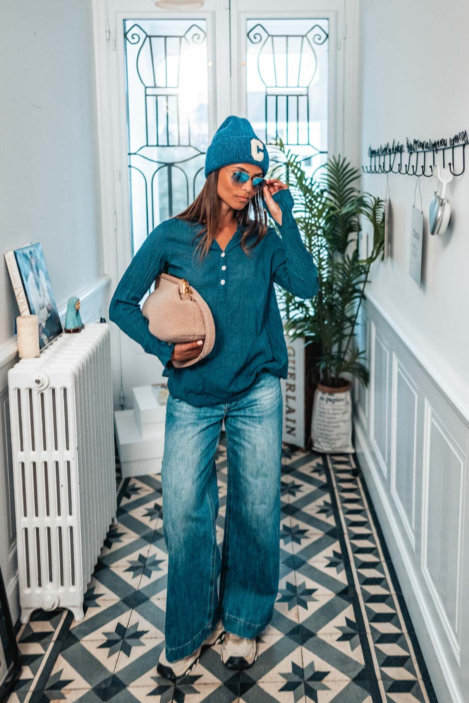 Blouse Banditas Kovan marine