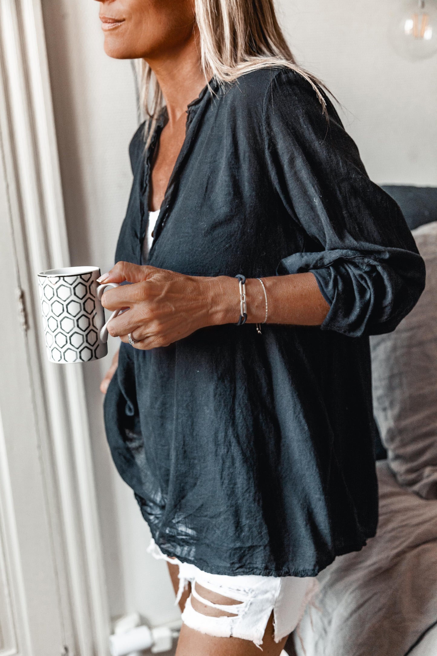 BLOUSE GM KOVAN NOIR