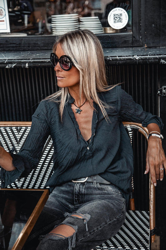 BLOUSE GM KOVAN NOIR