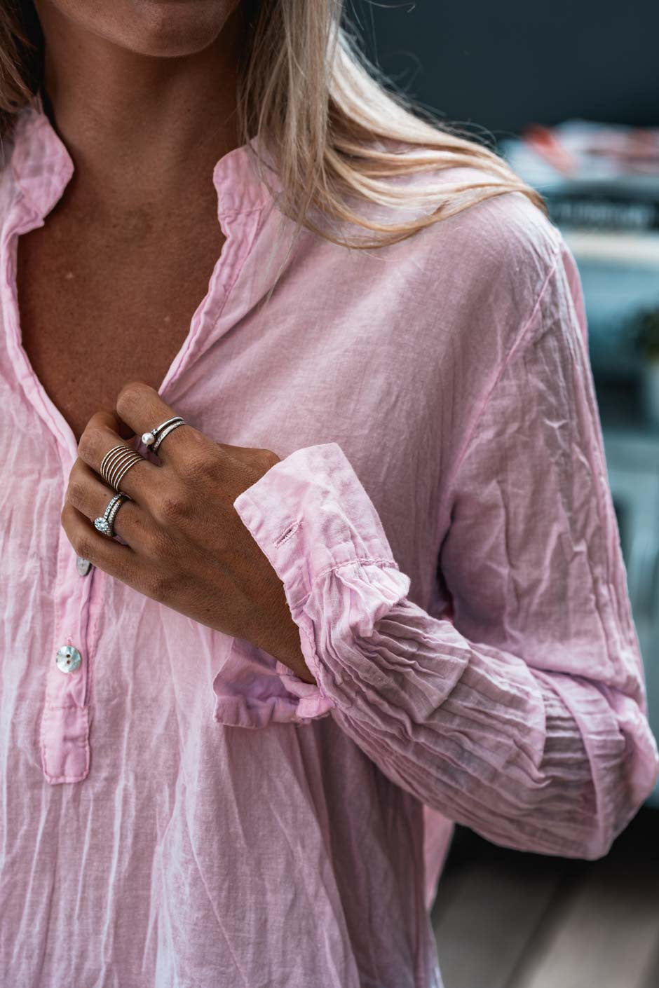 Blouse Banditas Kovan rose