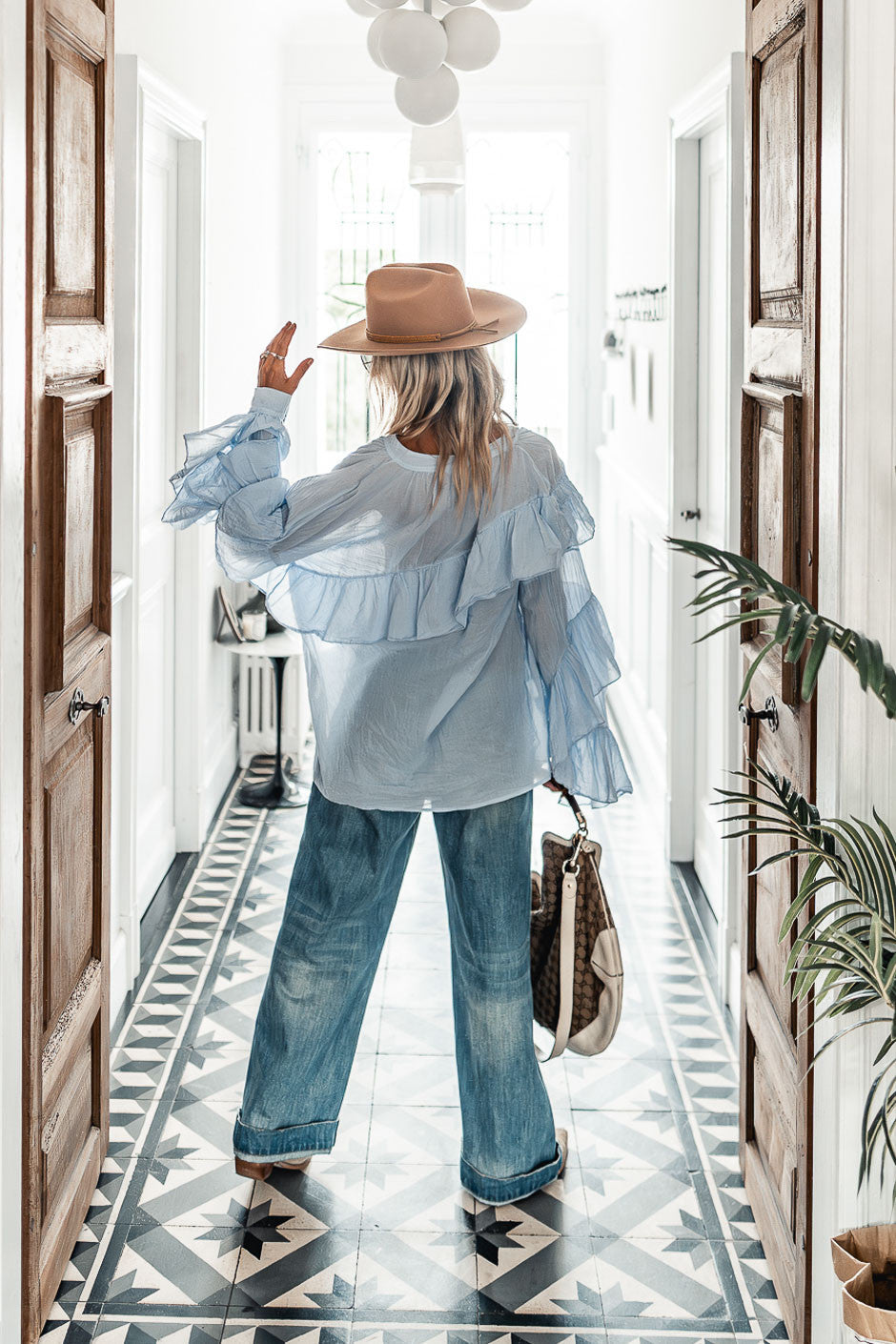 Blouse Banditas Pattia bleu