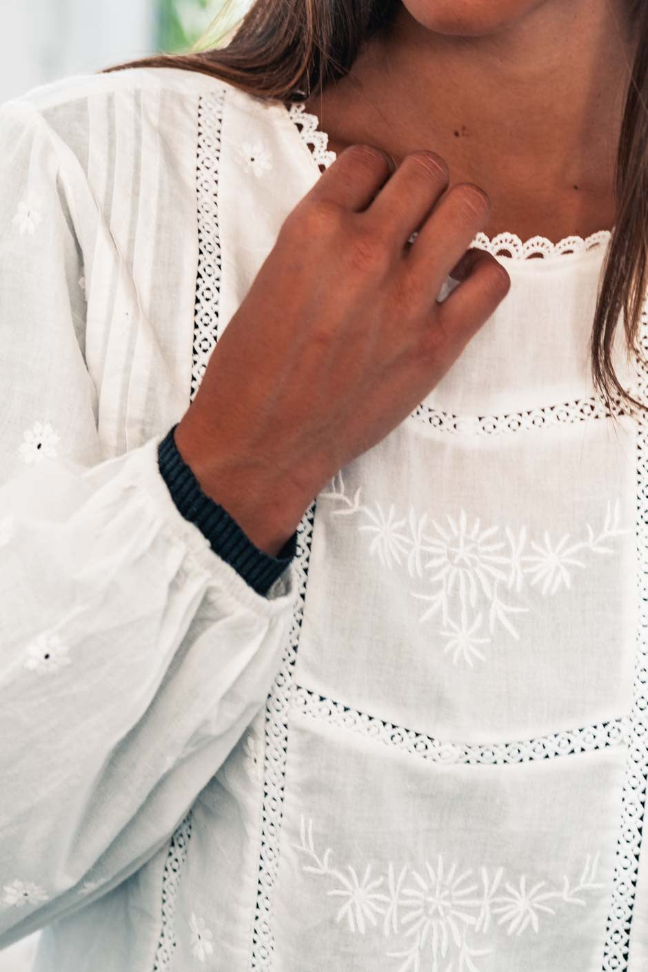 Blouse Chimere blanc