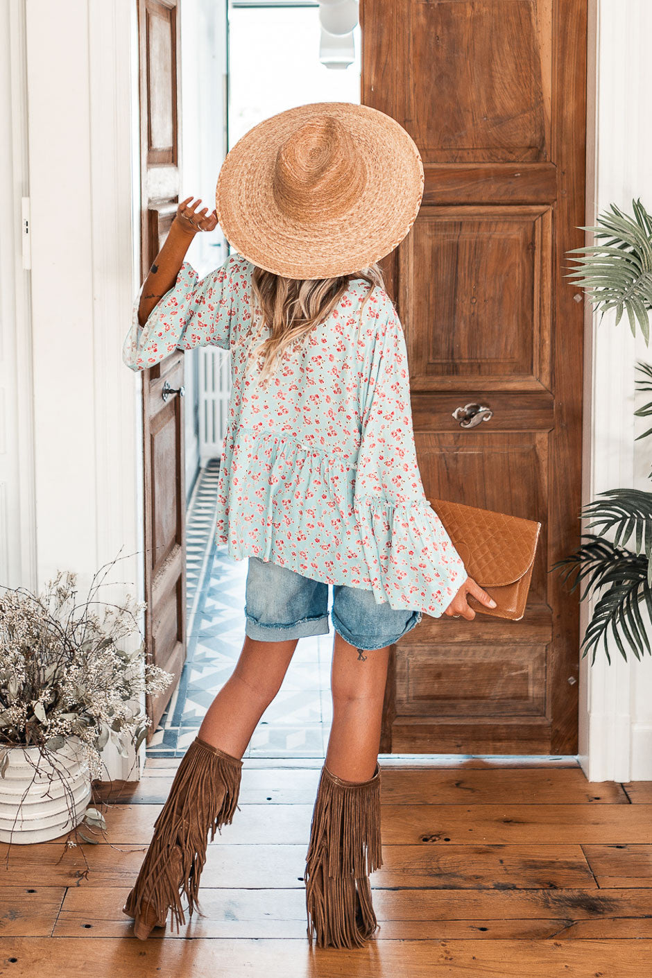 Blouse Grungemama Bloomie bleu