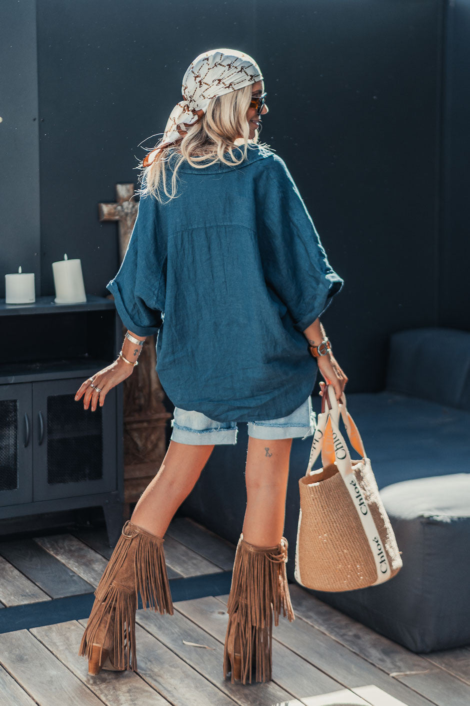 Blouse Grungemama Carson marine