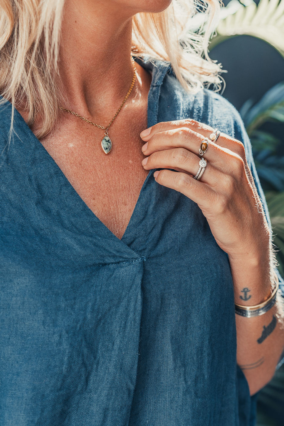 Blouse Grungemama Carson marine
