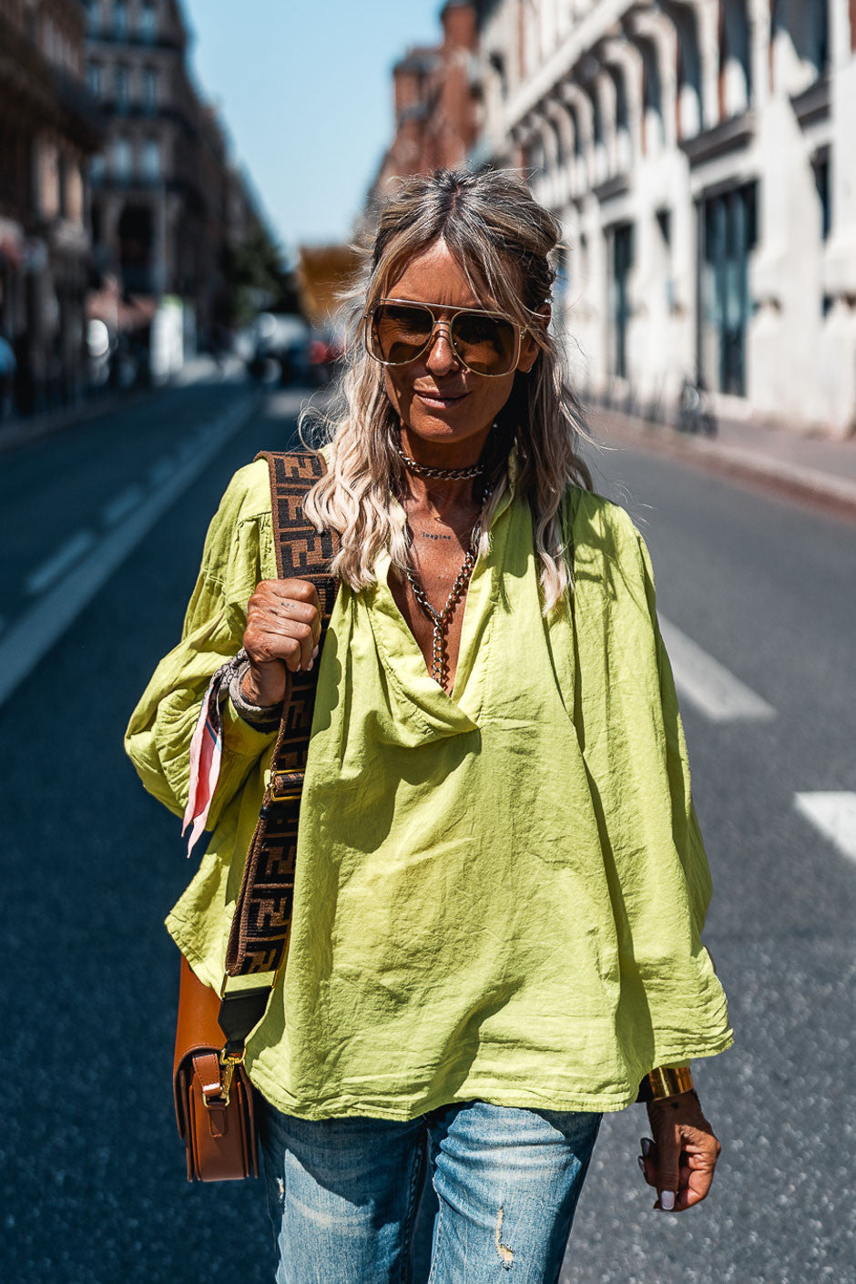 Blouse Grungemama Ladd anis