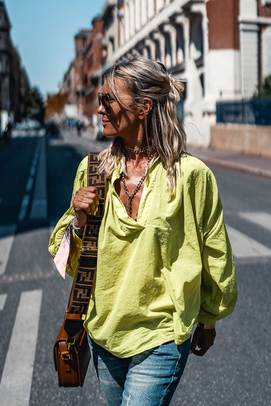 Blouse Grungemama Ladd anis