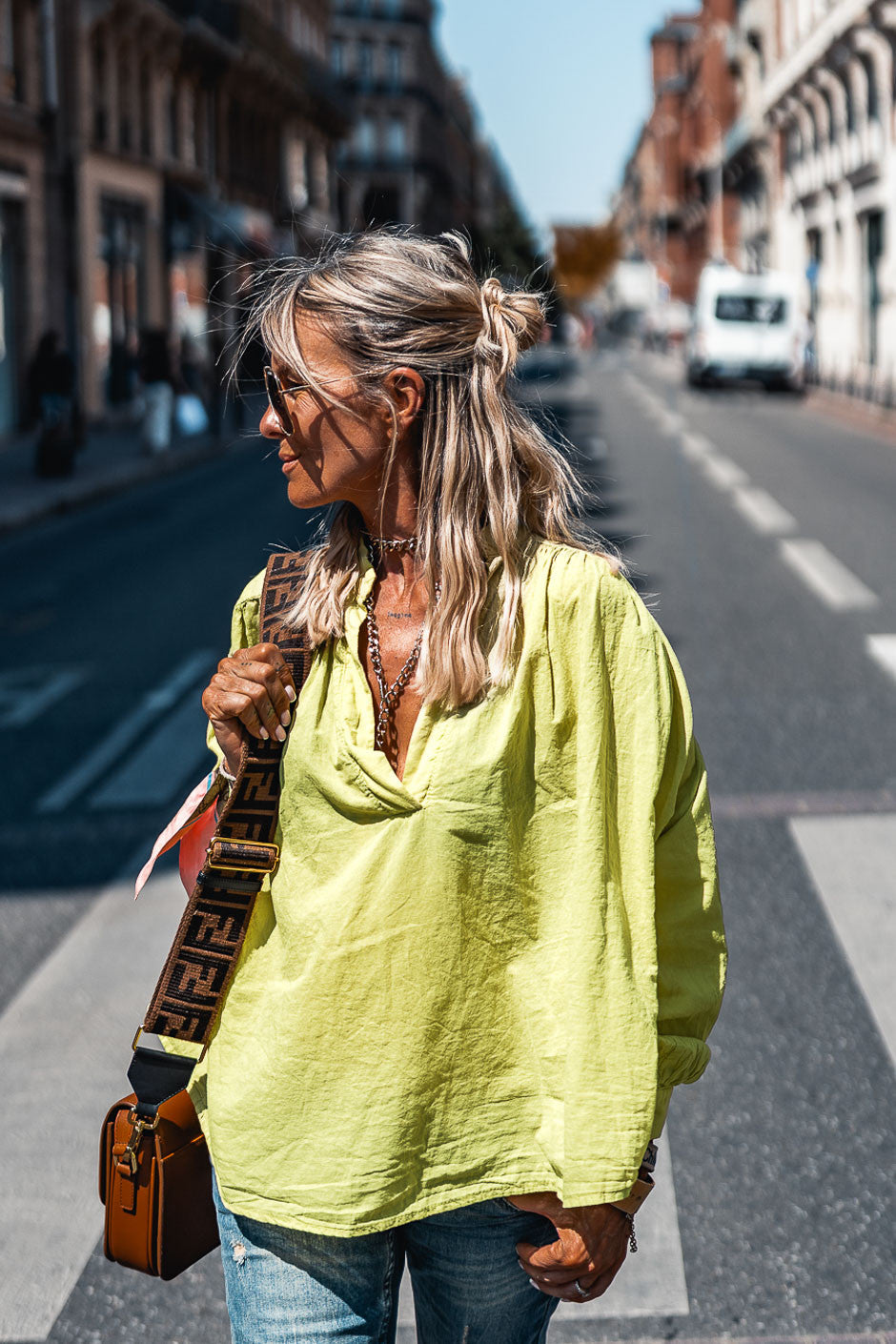 Blouse Grungemama Ladd anis