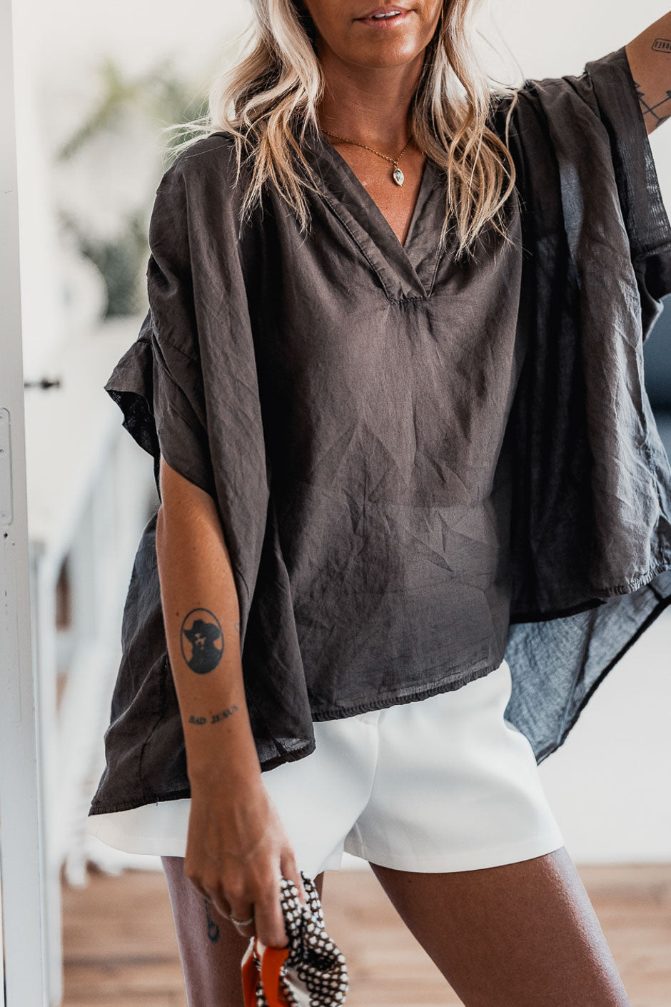 Blouse Grungemama Lima brown