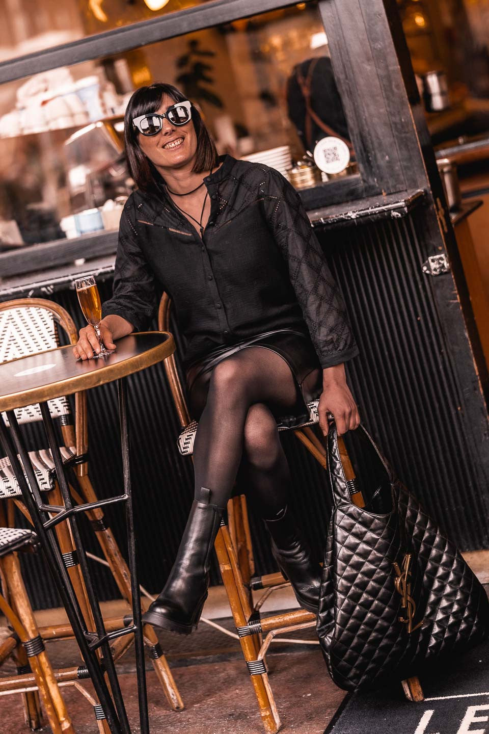 Blouse Malia noir
