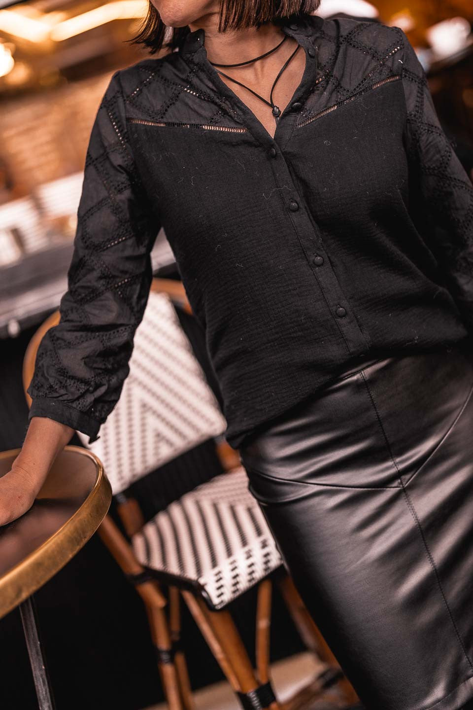 Blouse Malia noir
