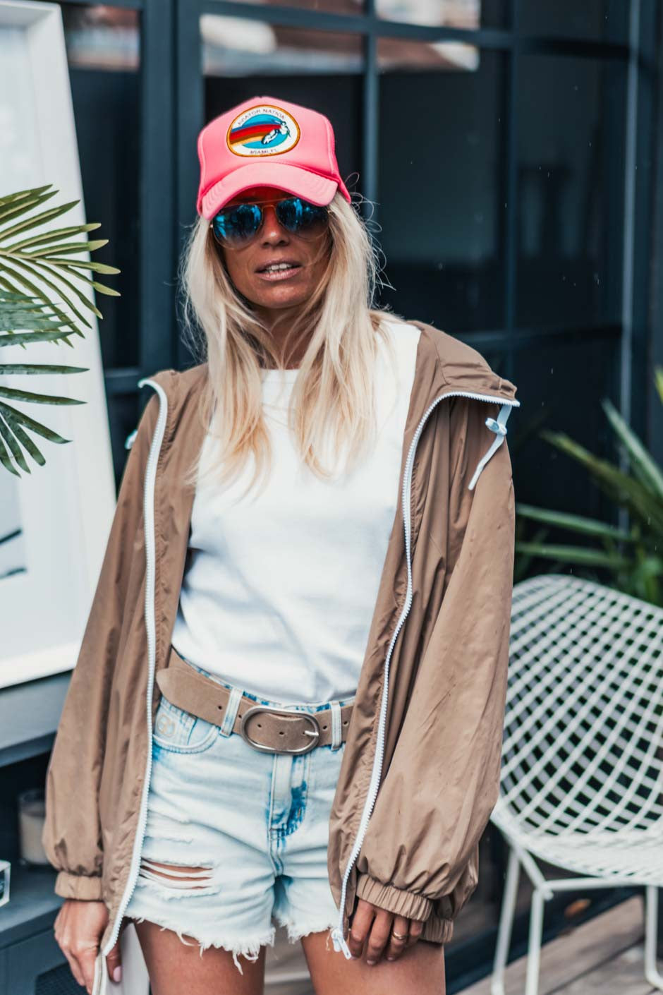 Blouson Ahston beige