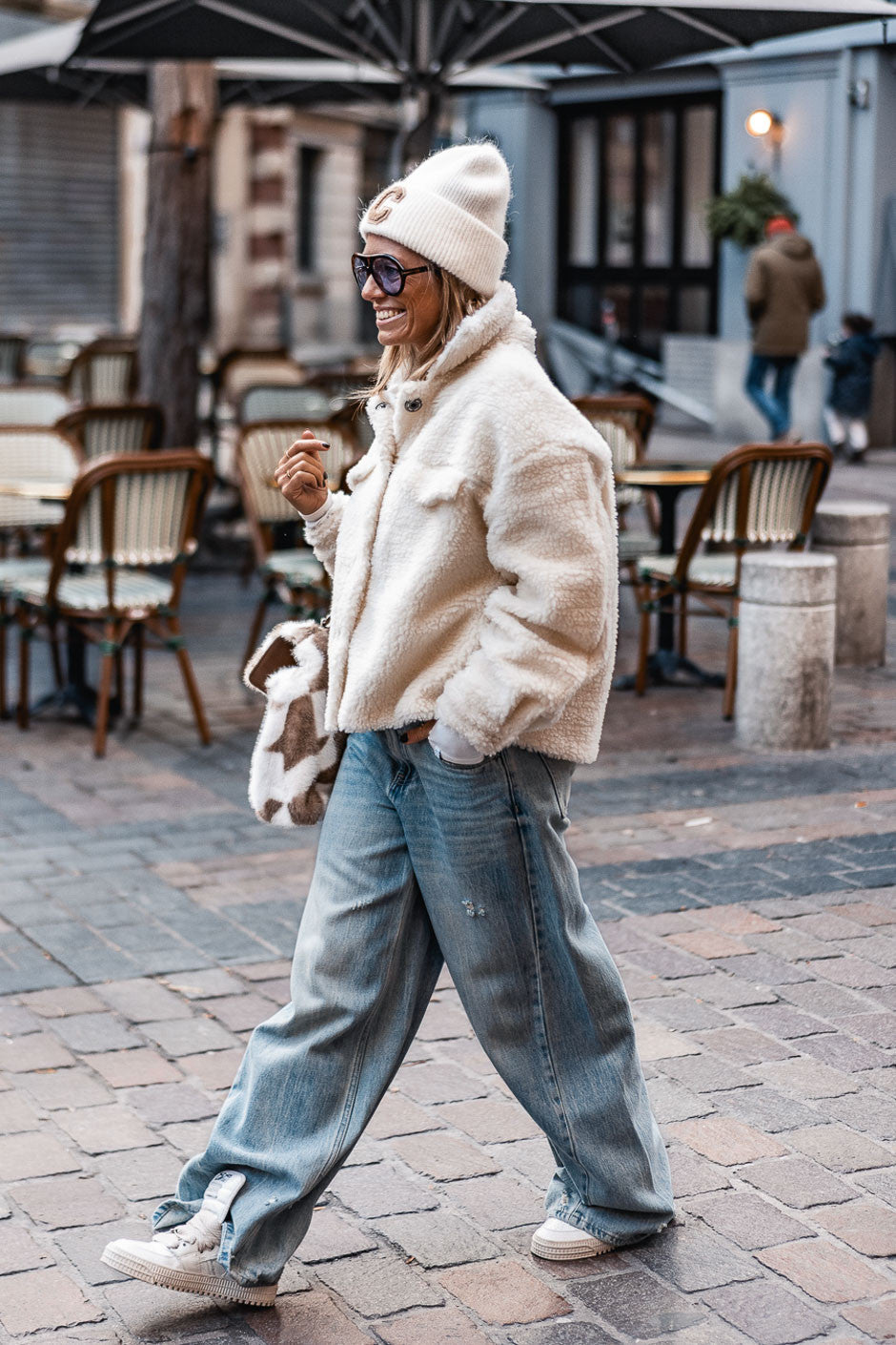 Blouson Banditas Lennox ecru