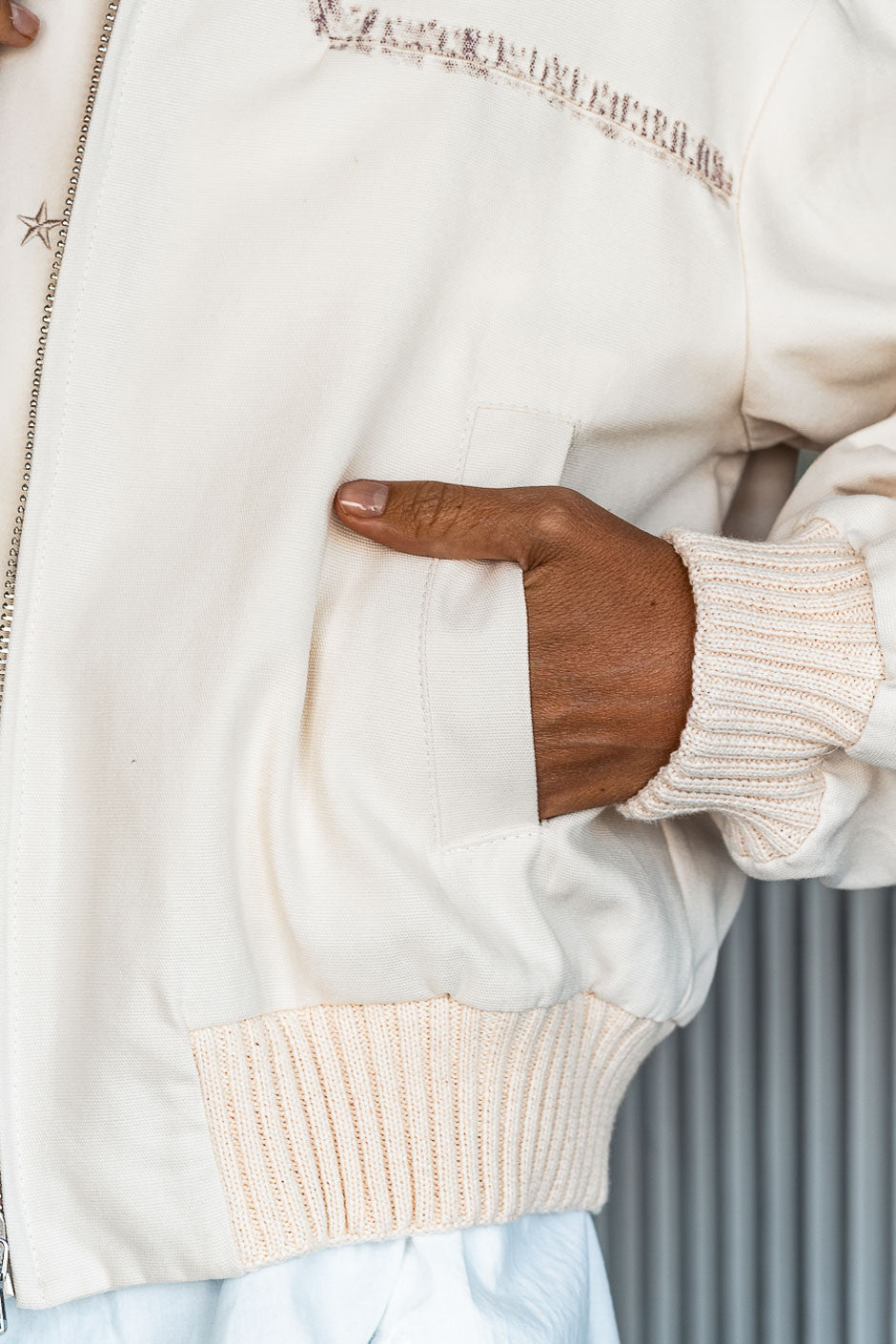 Blouson Grungemama Alana beige