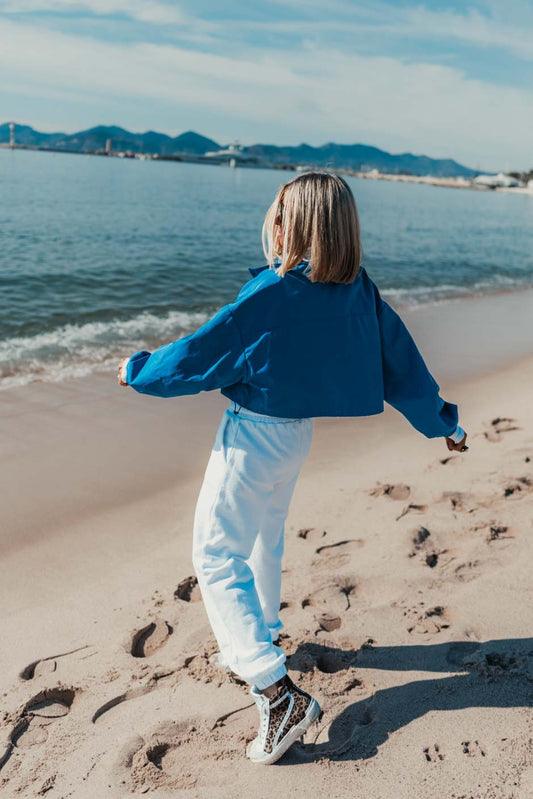 Blouson Grungemama June bleu