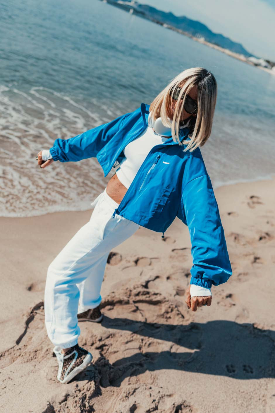 Blouson Grungemama June bleu