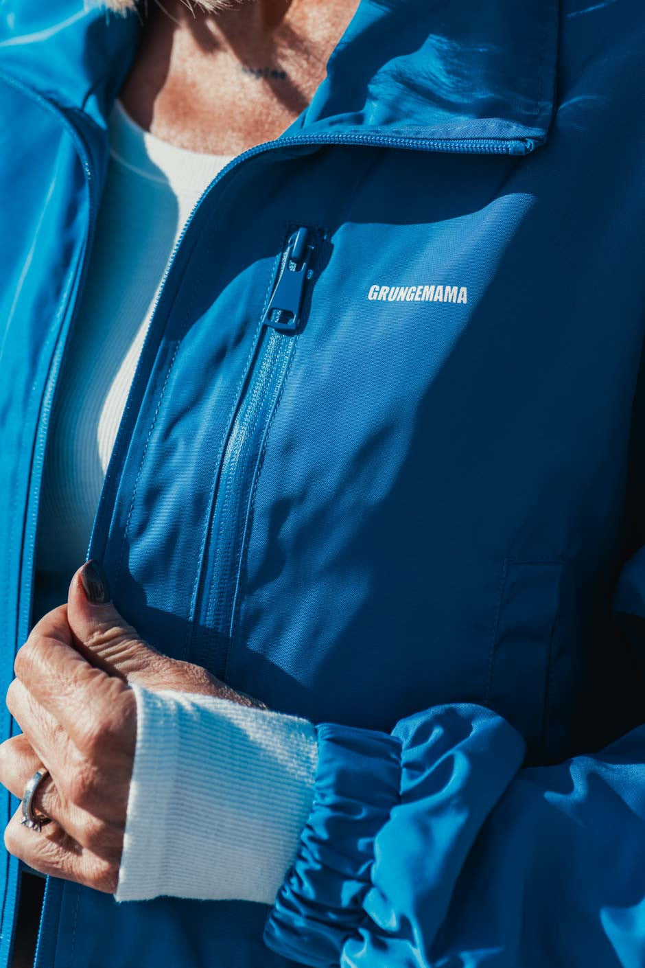 Blouson Grungemama June bleu