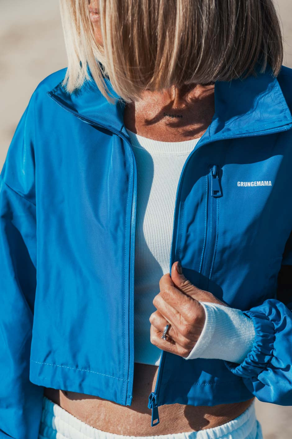 Blouson Grungemama June bleu