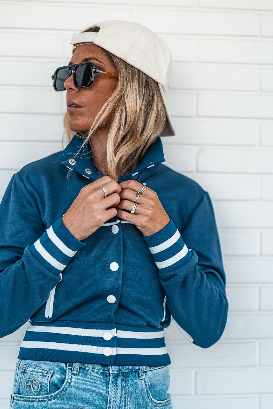 Blouson Grungemama Stacey bleu