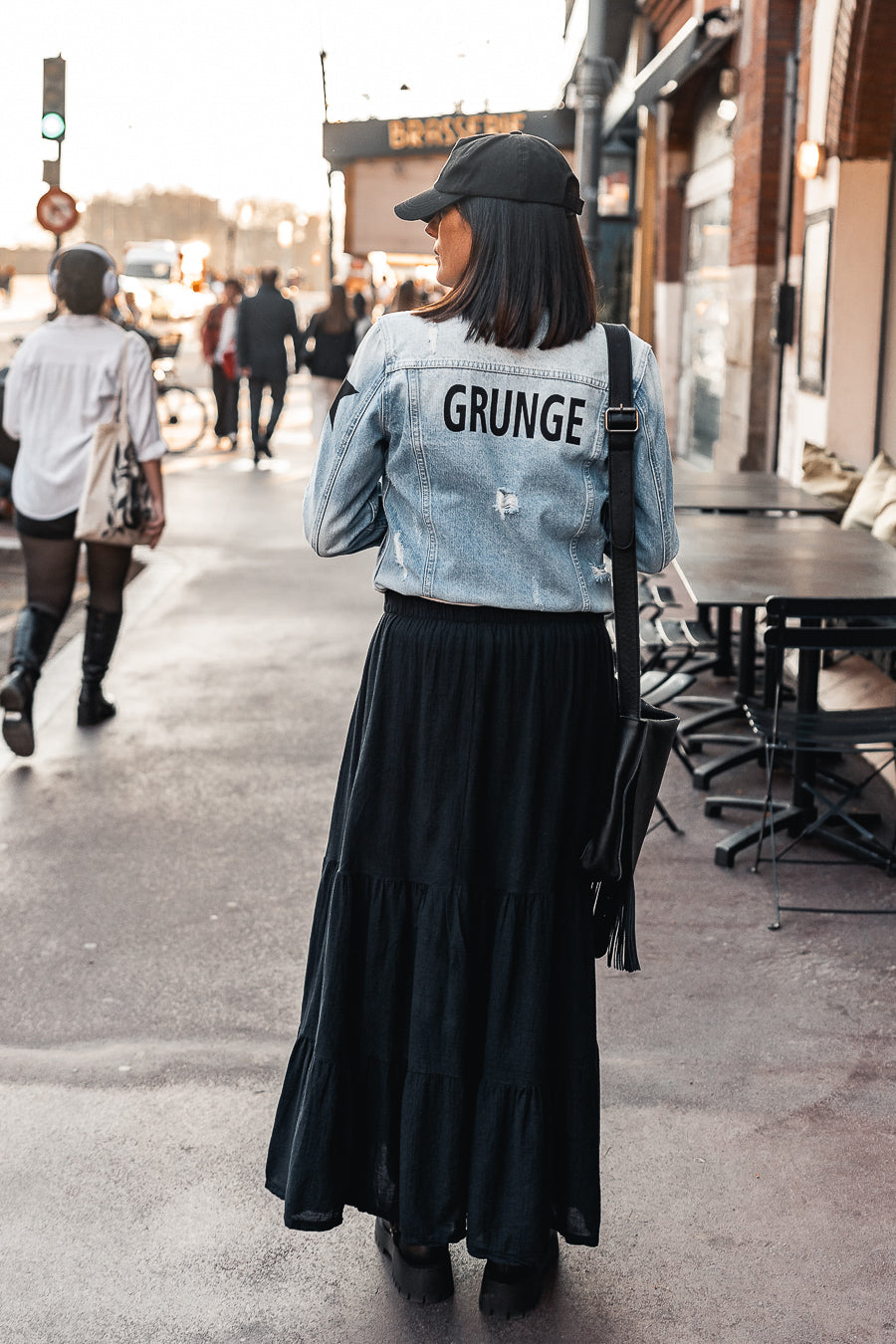 Chaqueta decolorada Grungemama New Star Destroy