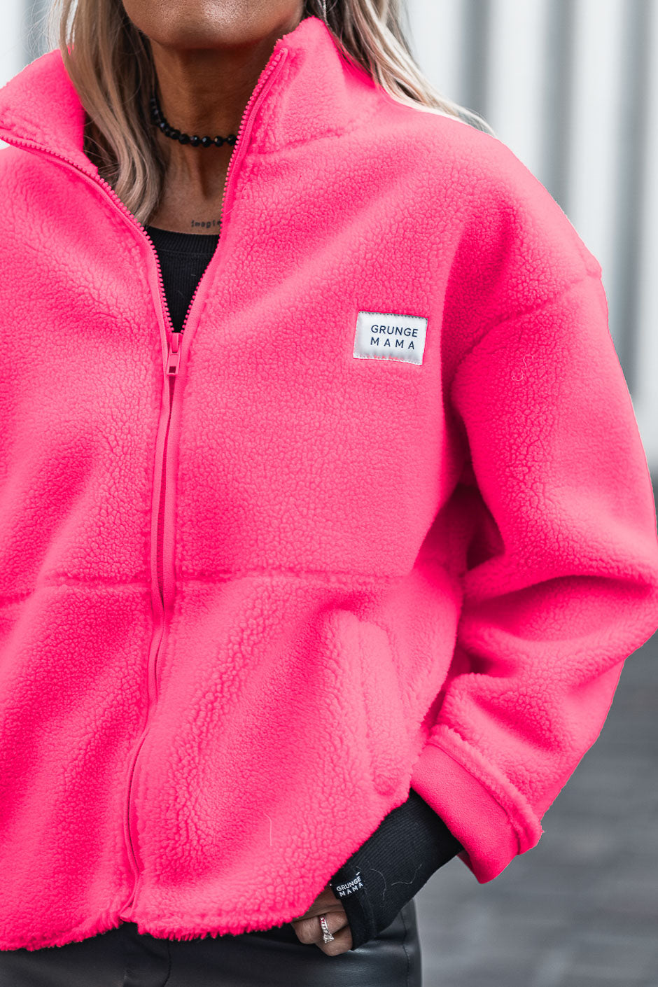 NEON PINK RAVE JACKET