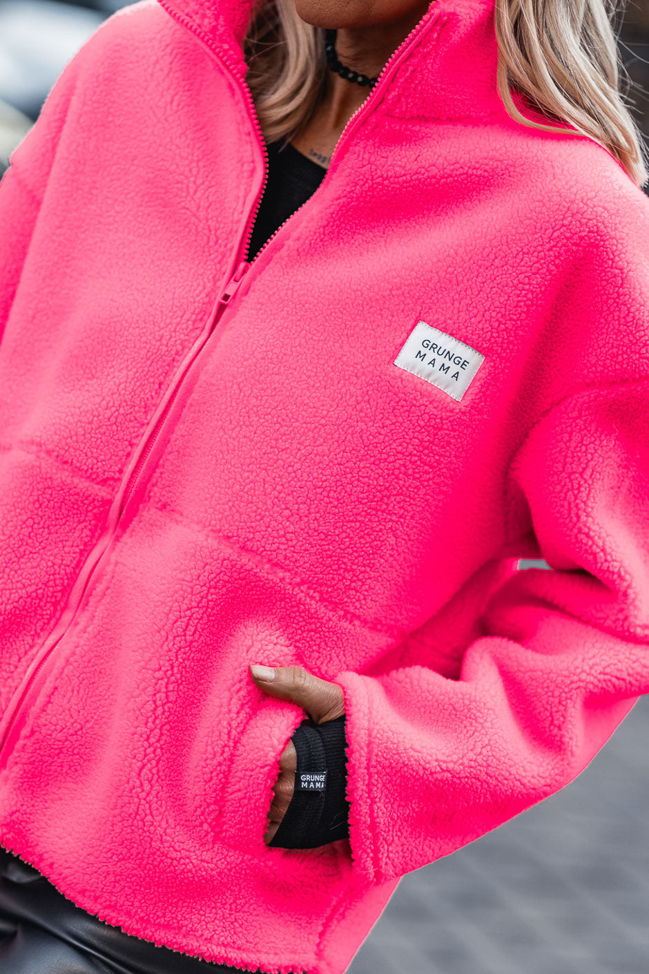 NEON PINK RAVE JACKET