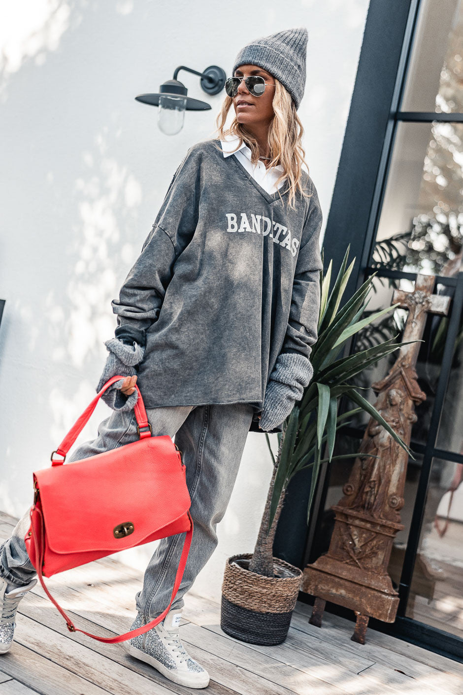 Bonnet Grungemama Lovely gris