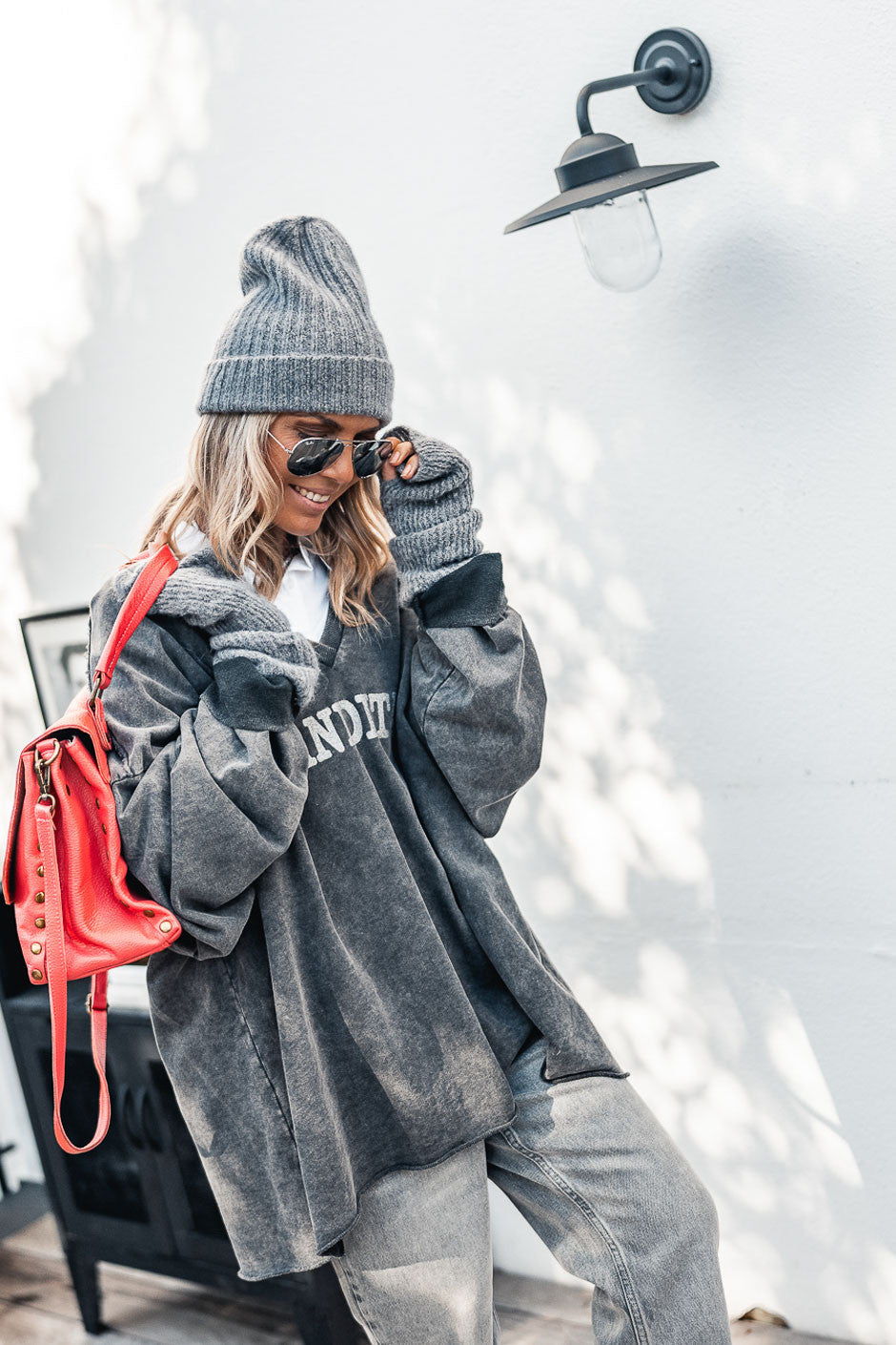 Bonnet Grungemama Lovely gris