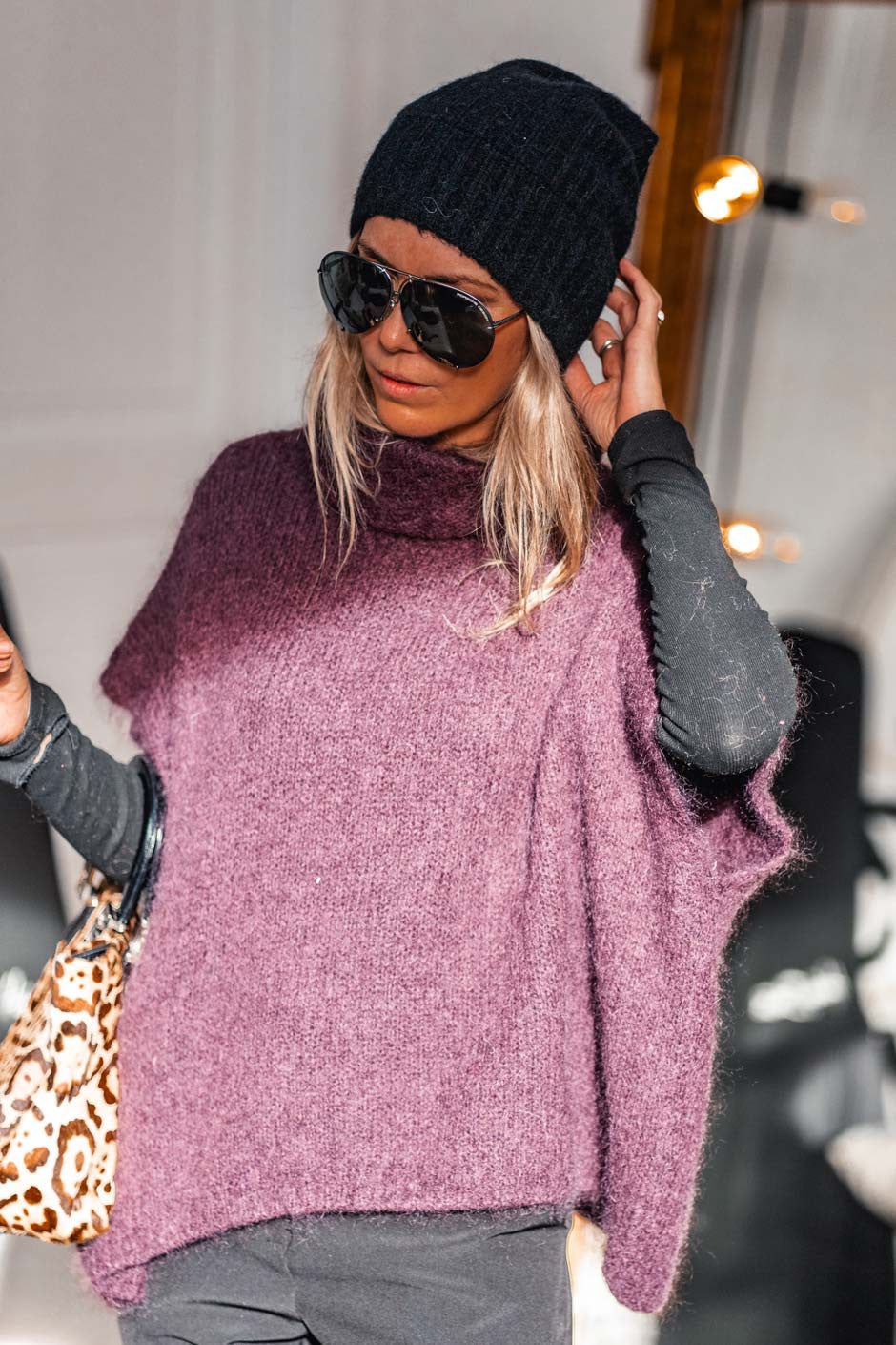 Bonnet Grungemama Lovely noir