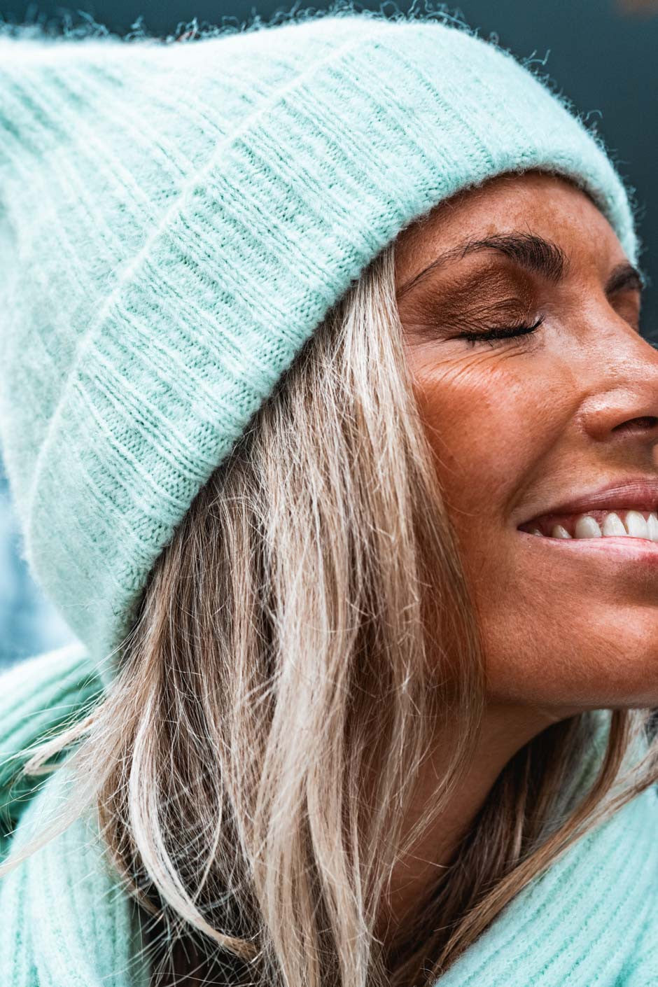 Bonnet Grungemama Lovely vert d'eau