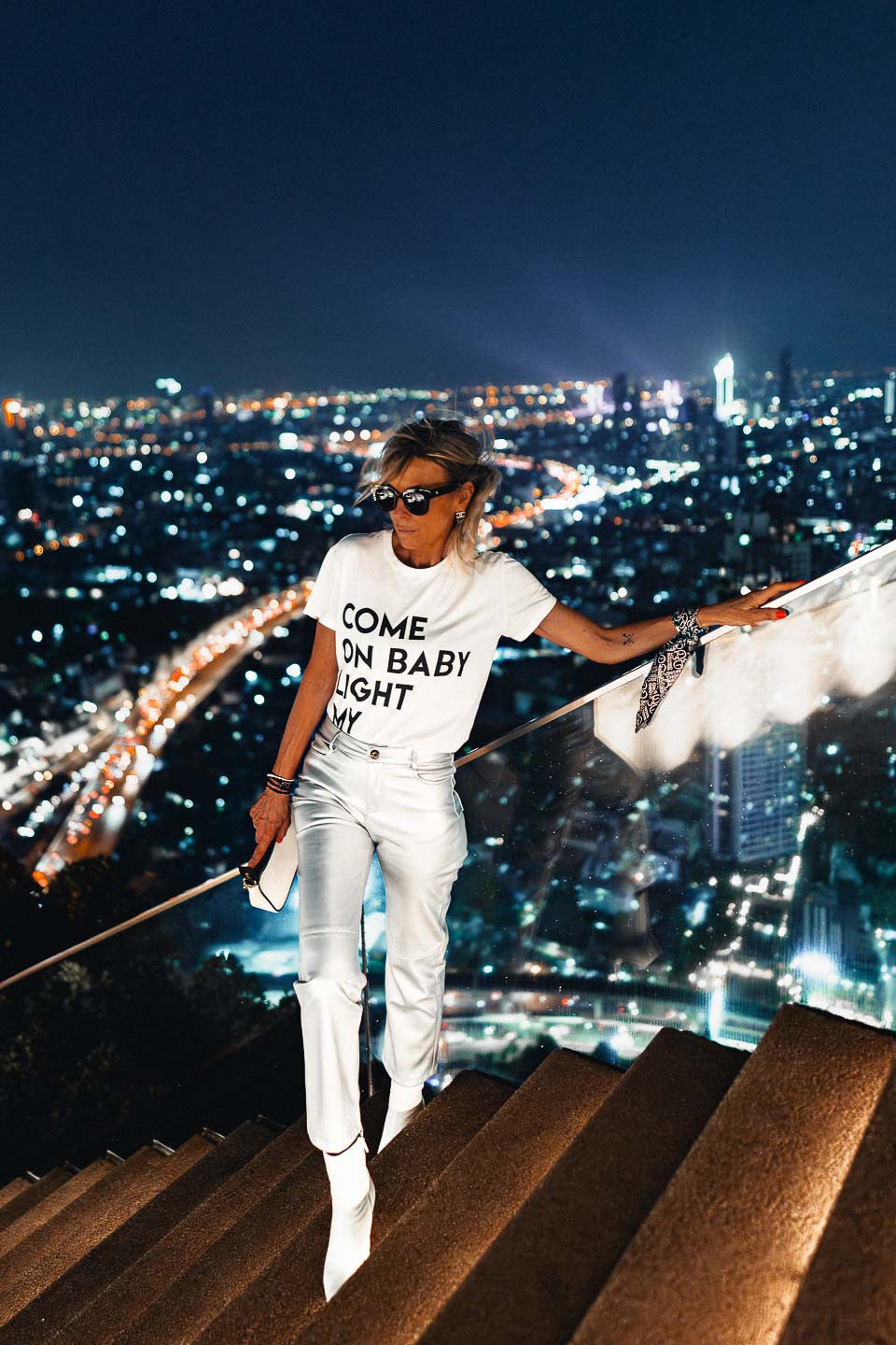 Boots Grungemama Loren blanc