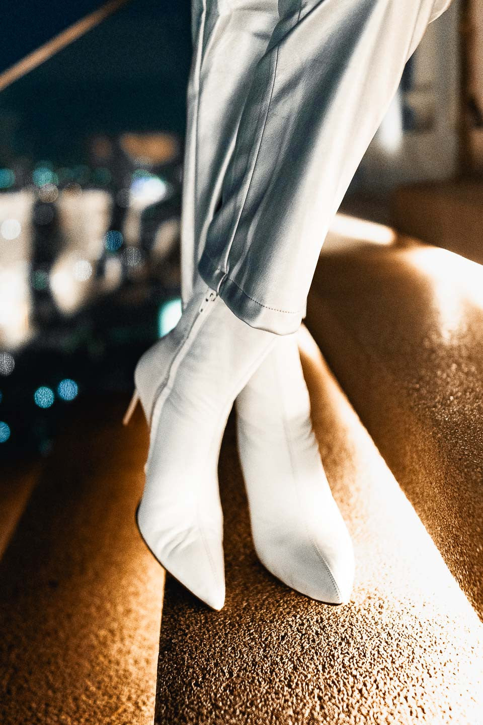 Boots Grungemama Loren blanc