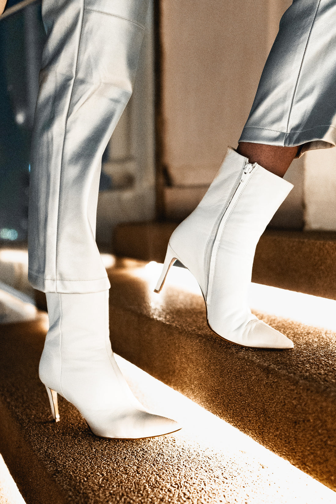 Boots Grungemama Loren blanc